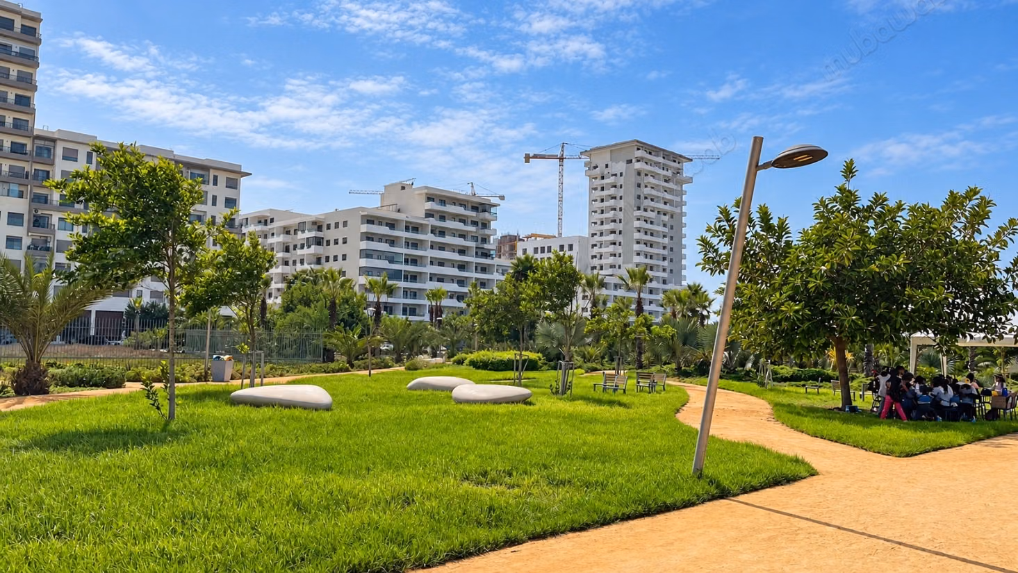 Appartement traversant avec vue sur le parc et mer