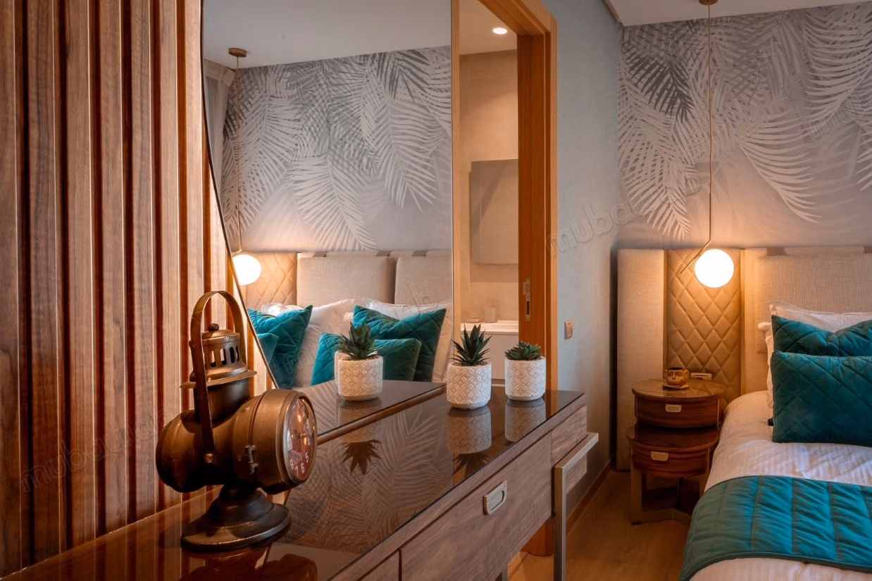 Apartamento impresionante en alquiler en Agdal. 3 hermosas habitaciones. Bien amueblado