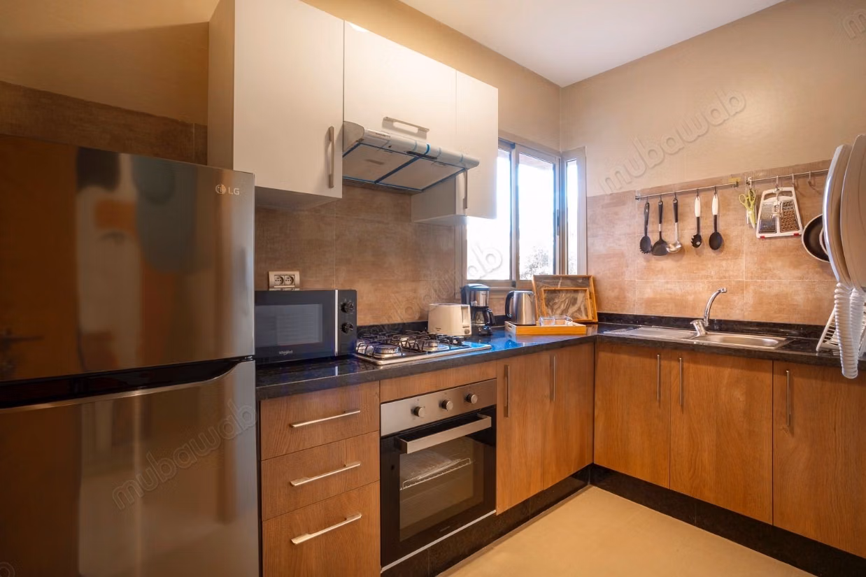 Apartamento impresionante en alquiler en Agdal. 3 hermosas habitaciones. Bien amueblado