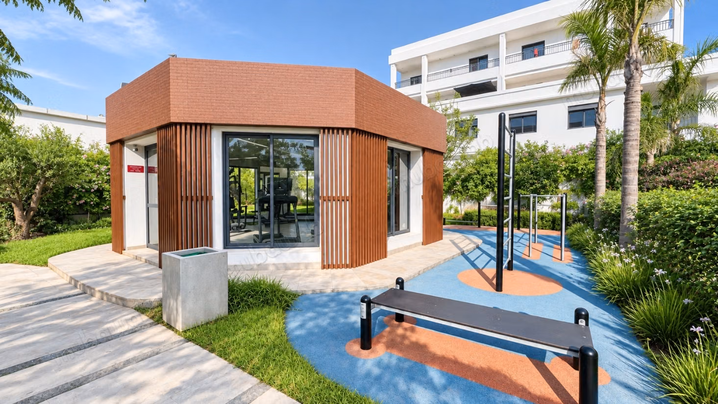 New duplex with pool near the Green City