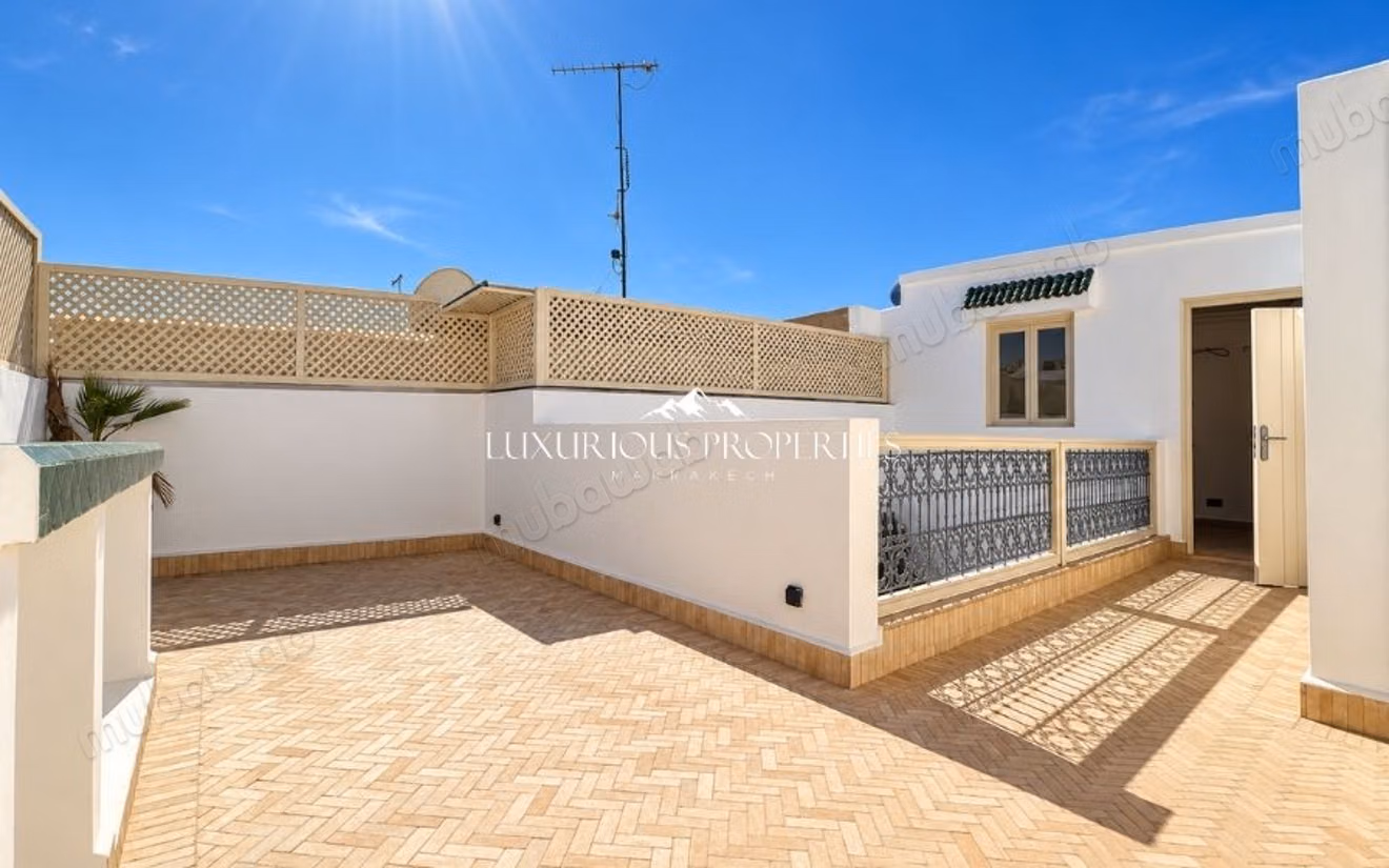 Riad renovado con terraza en Bab Doukkala