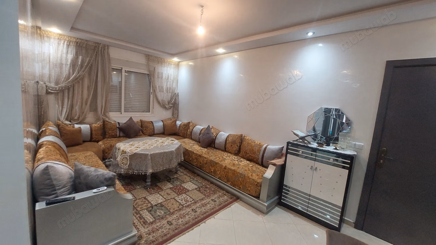 Rent this apartment in Dar Bouazza. 2 beautiful bedrooms. Well furnished