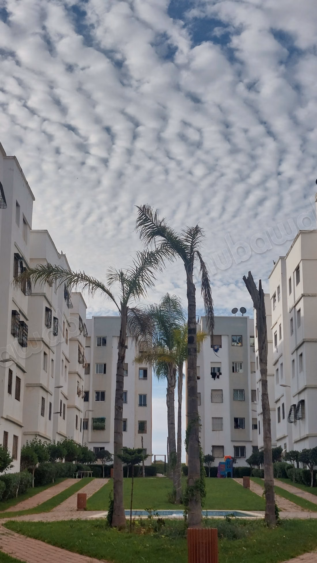 Rent this apartment in Dar Bouazza. 2 beautiful bedrooms. Well furnished