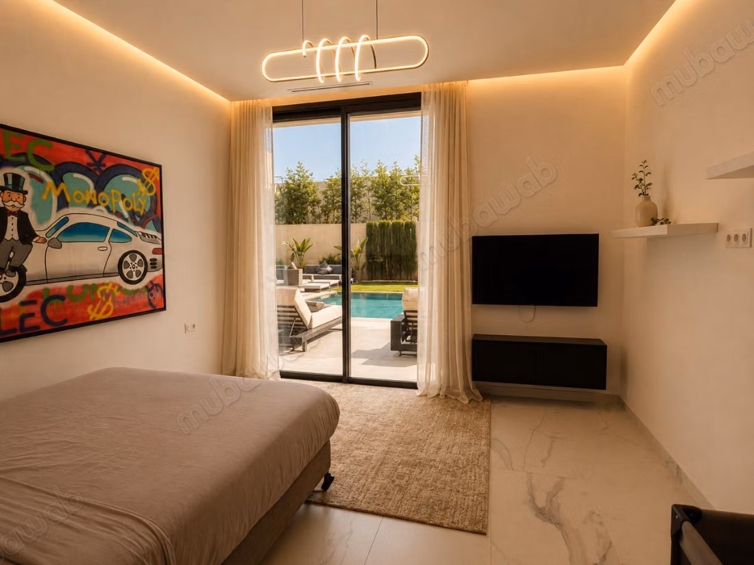 Villa de luxe à louer à Tassoultante. 
5 belles chambres. 
Bien meublé
