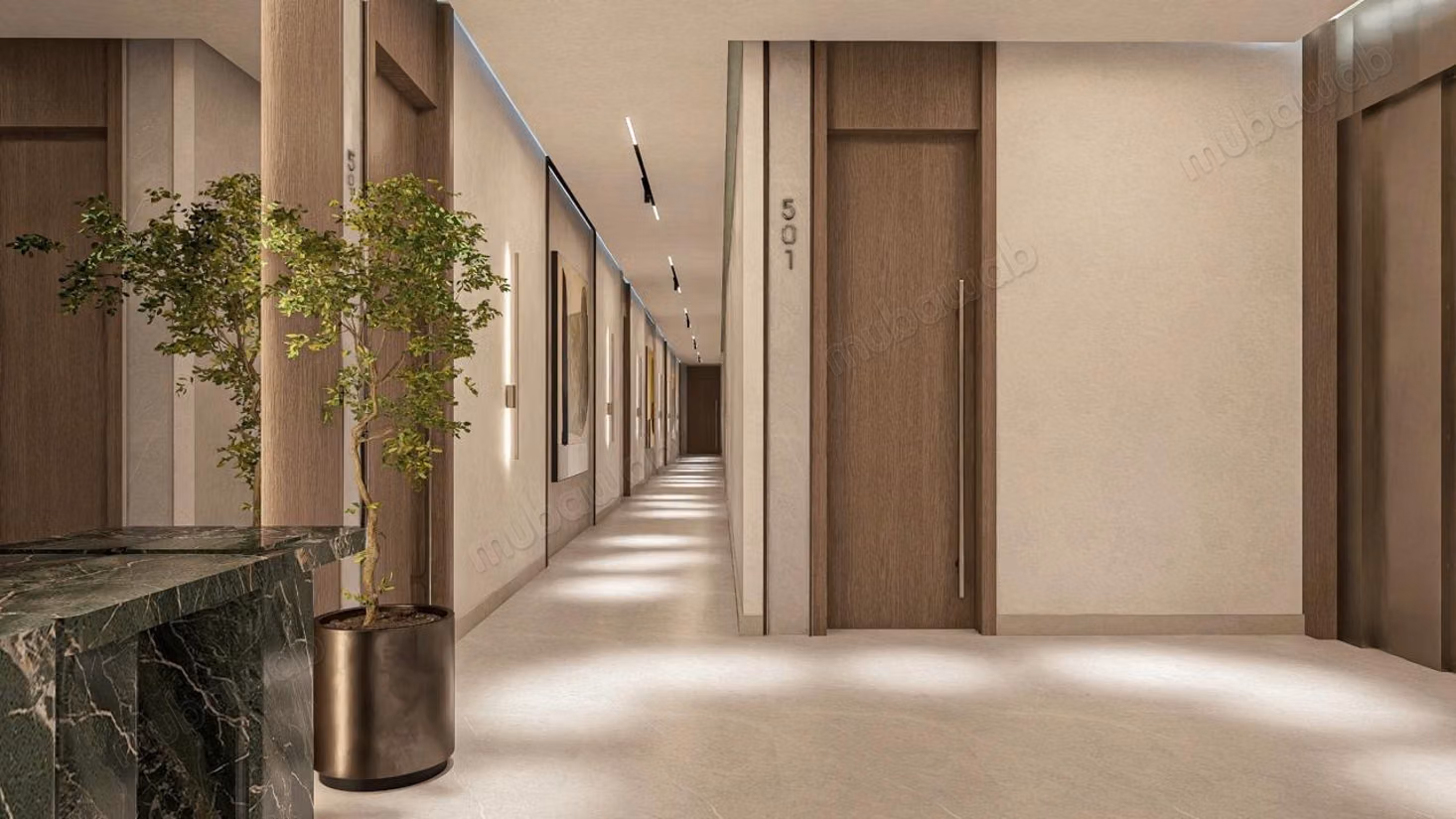 Appartement à louer à Les Hôpitaux. Dimension 38 m². Espaces de stationnement et terrasse
