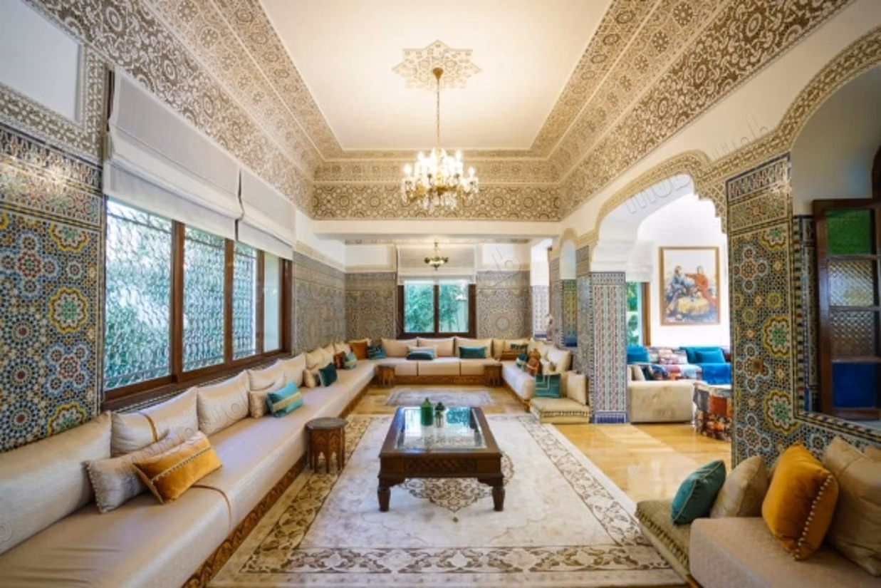 Ain Diab villa for sale in refined oriental style