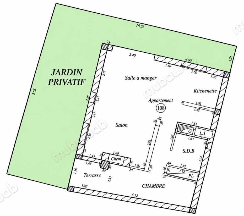 Vente d'appartement Palmeraie 128m²