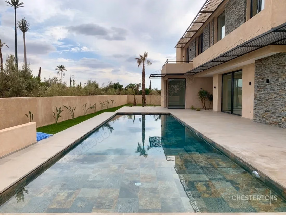 Villa contemporaine à proximité du golf d'Amelkis Marrakech