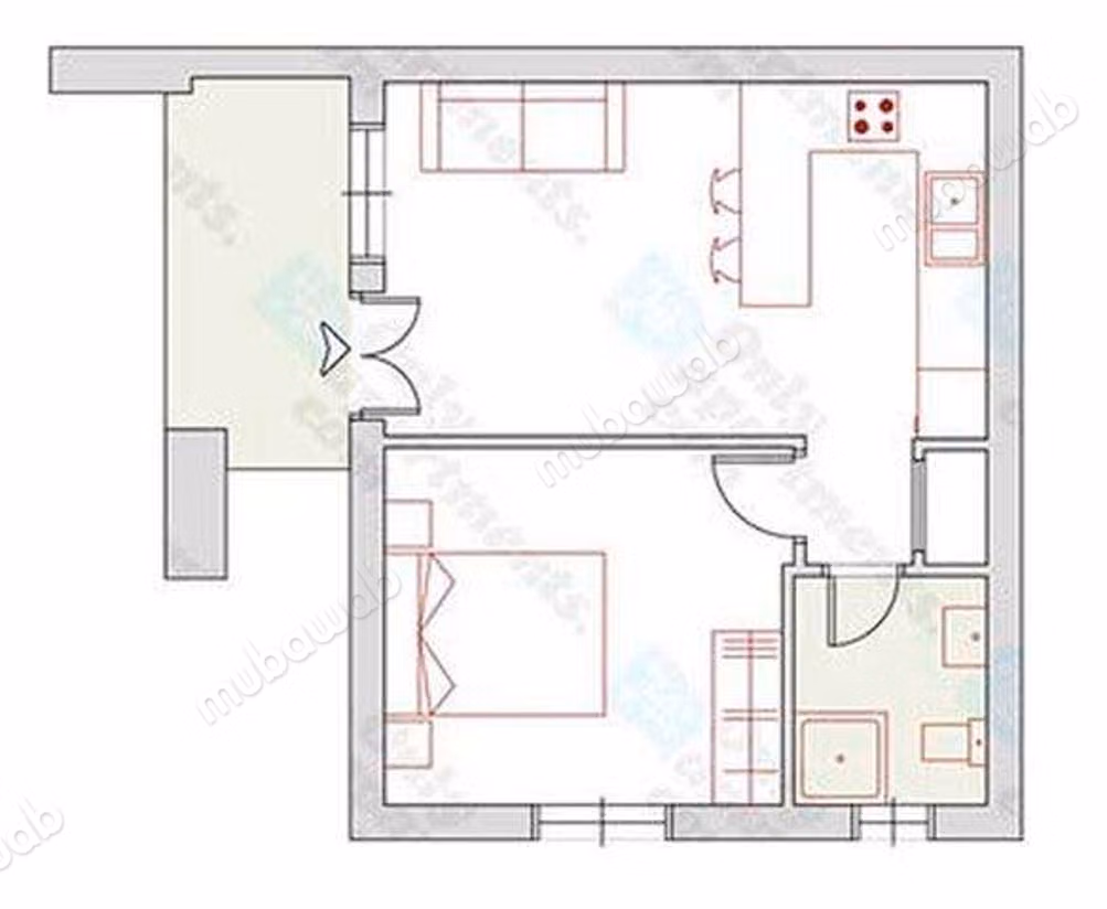 Residence with 6 apartments in Jerba