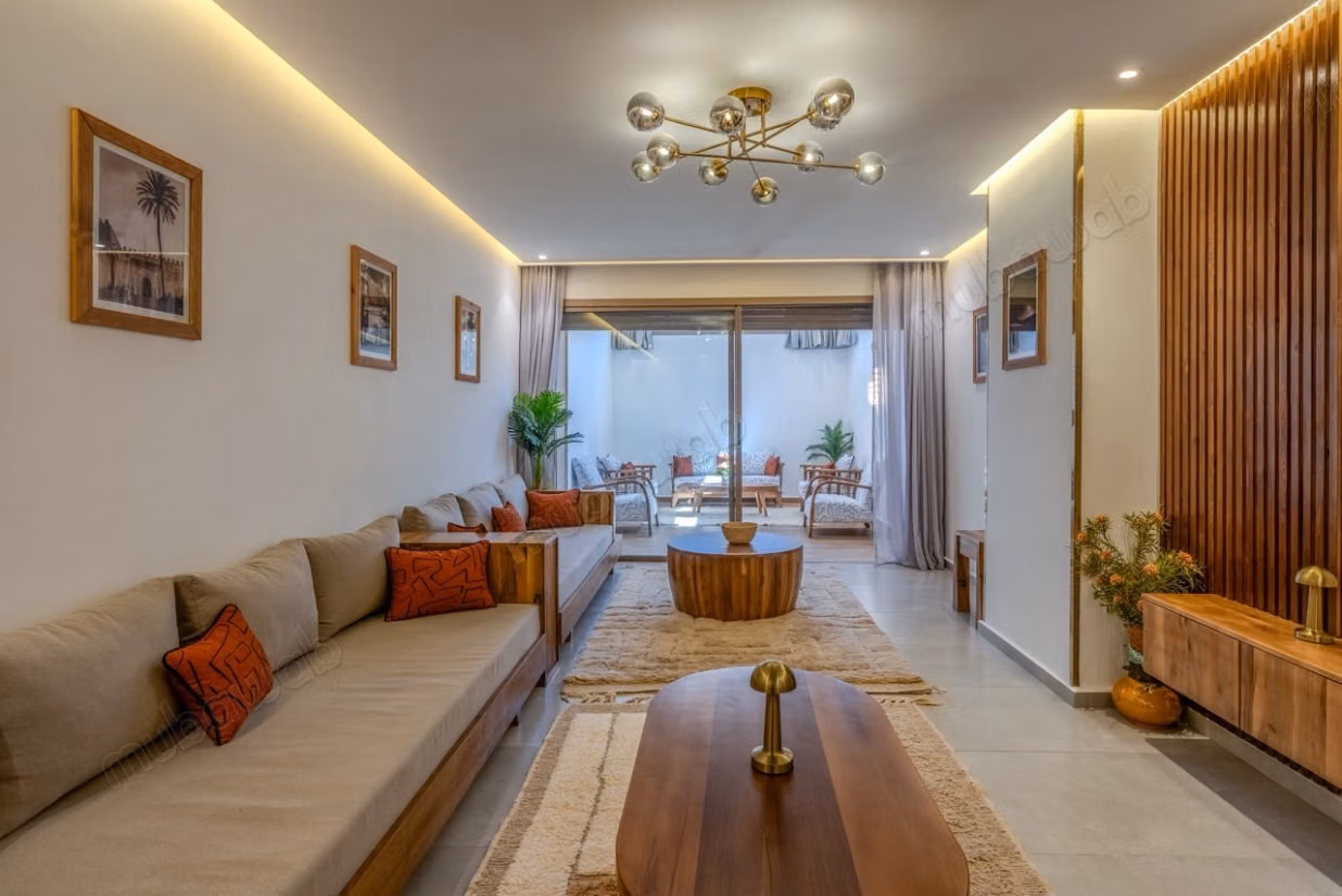 Appartement en vente à Guéliz. 3 pièces confortables. Meublé