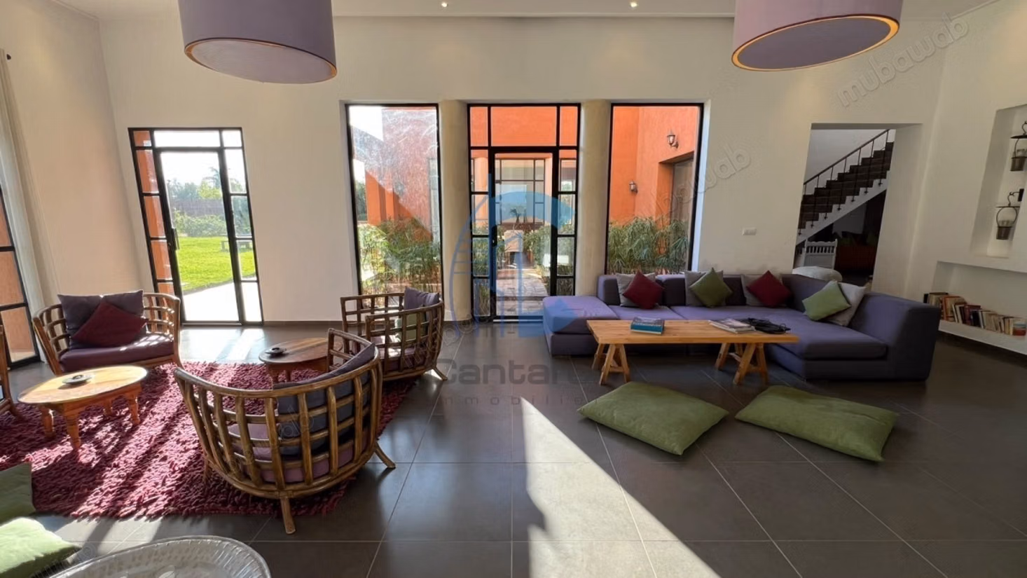 Villa con 4 camere da letto e 1 camera per il personale con VNA su 1 ettaro in vendita sulla Route d'Amizmiz