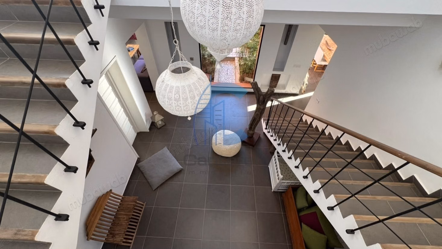 Villa con 4 camere da letto e 1 camera per il personale con VNA su 1 ettaro in vendita sulla Route d'Amizmiz