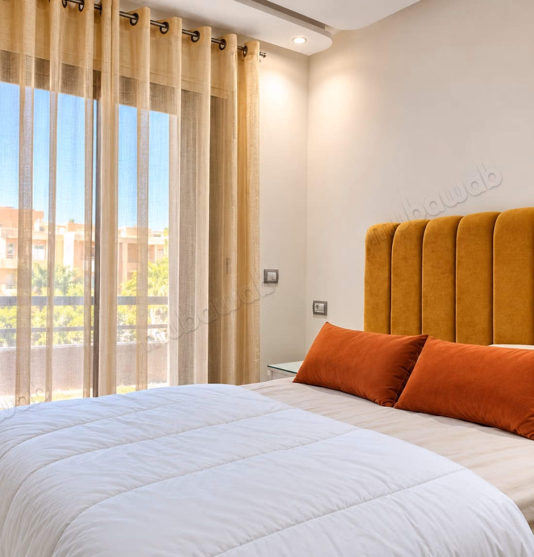 Bel appartement avec terrasse, jardin et pisince securisé