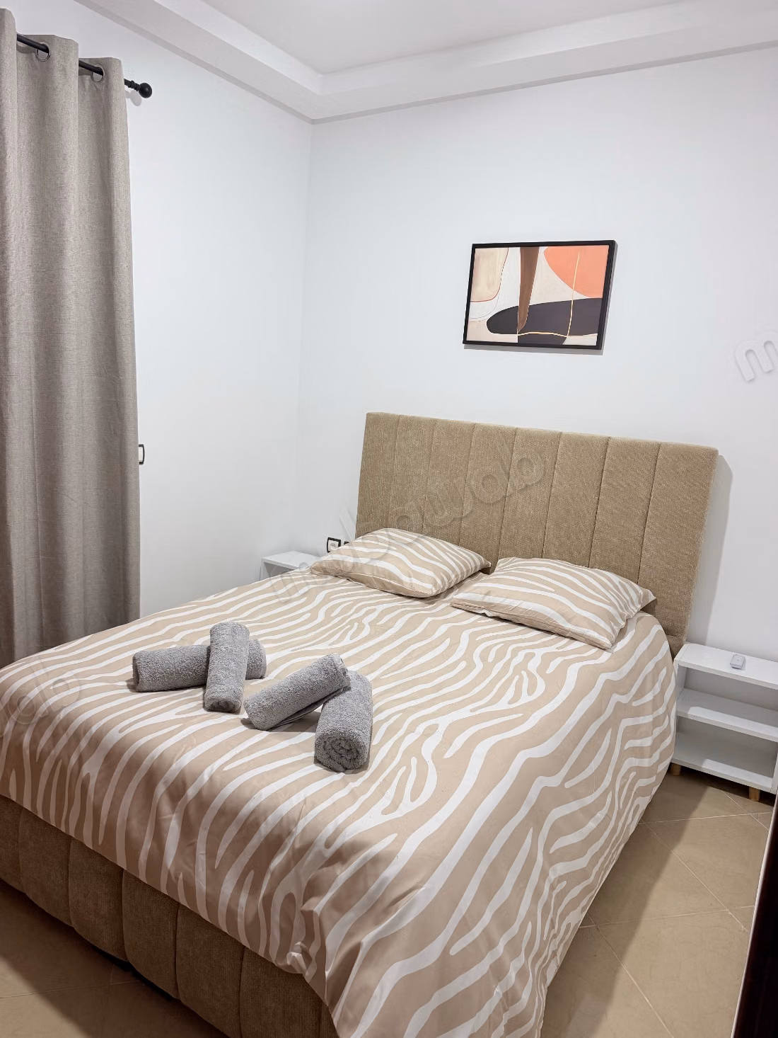 Apartamento amueblado de 70 m² en Kénitra – Equipos y ropa de cama nuevos, a diez minutos a pie de la estación de TGV
