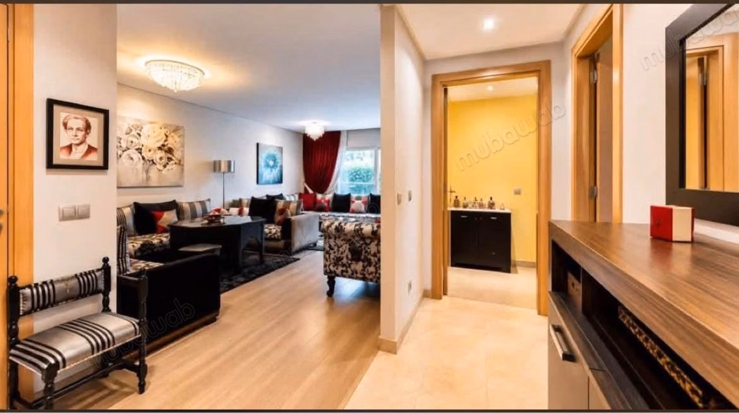 Venta de un bonito apartamento en planta baja en Ville Verte. 2 habitaciones. Terraza y ascensor