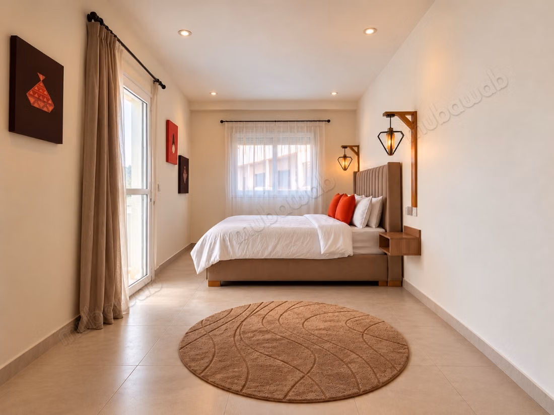 Appartement à louer à Al Bahraoyine. 
2 chambres. 
Meublé