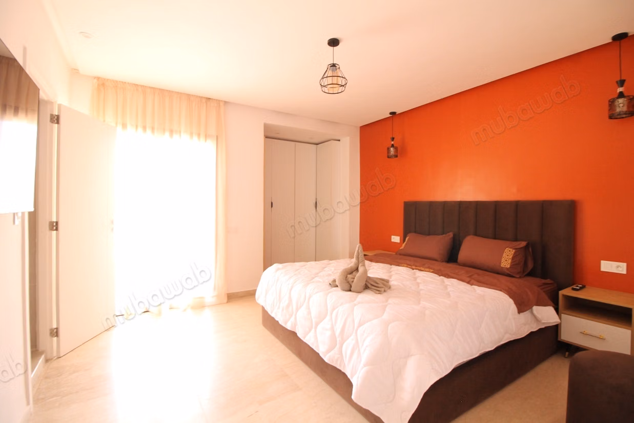 Coeur de Guéliz T3 meublé avec terrasses et balcon