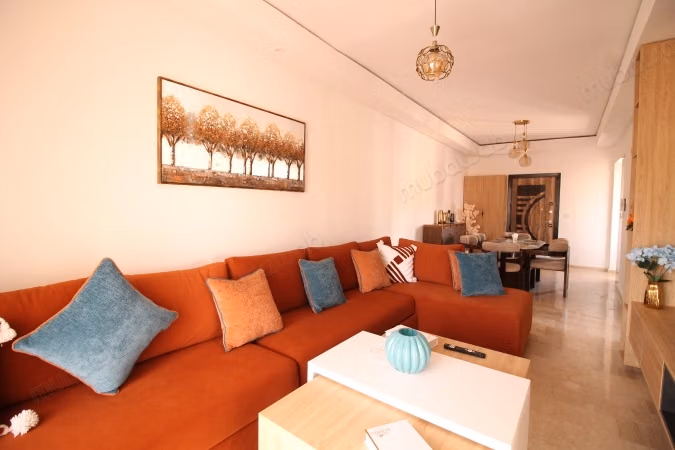 Coeur de Guéliz T3 meublé avec terrasses et balcon