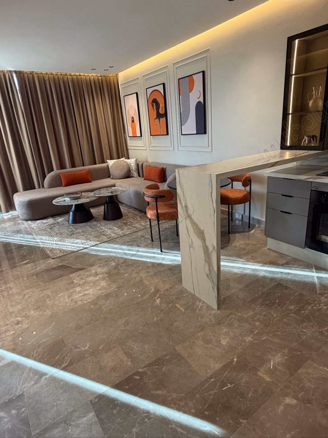 Apartment for rent in Oasis. 1 beautiful bedroom. Furnished