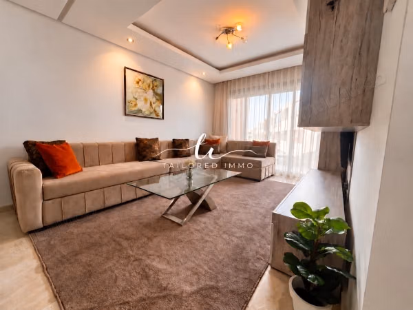 Superbe appartement 2 chambres meublé en location bouskoura Ville Verte
