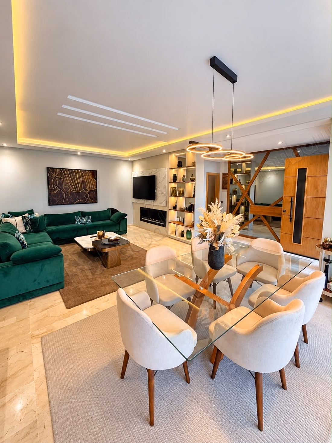 Magnifique villa à louer à Dar Bouazza. 4 pièces confortables. Bien meublé