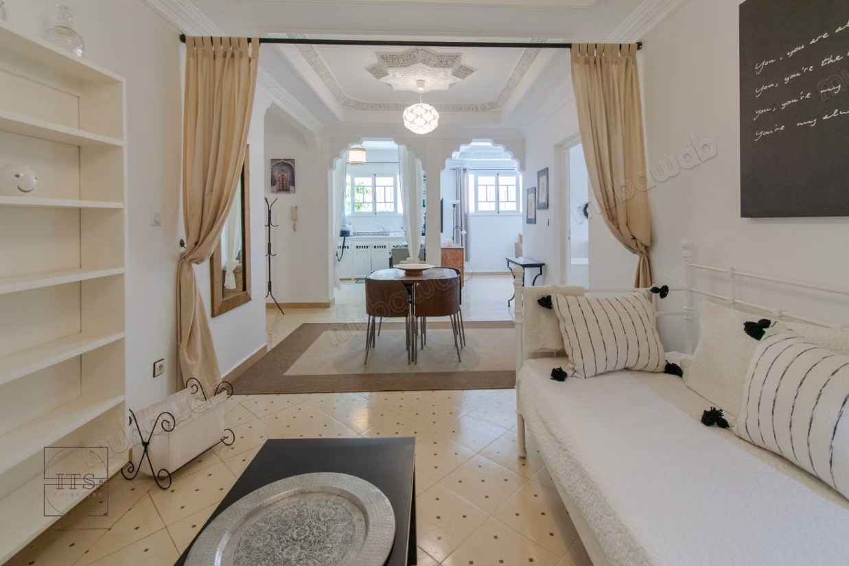 Appartement meublé et lumineux en RDC