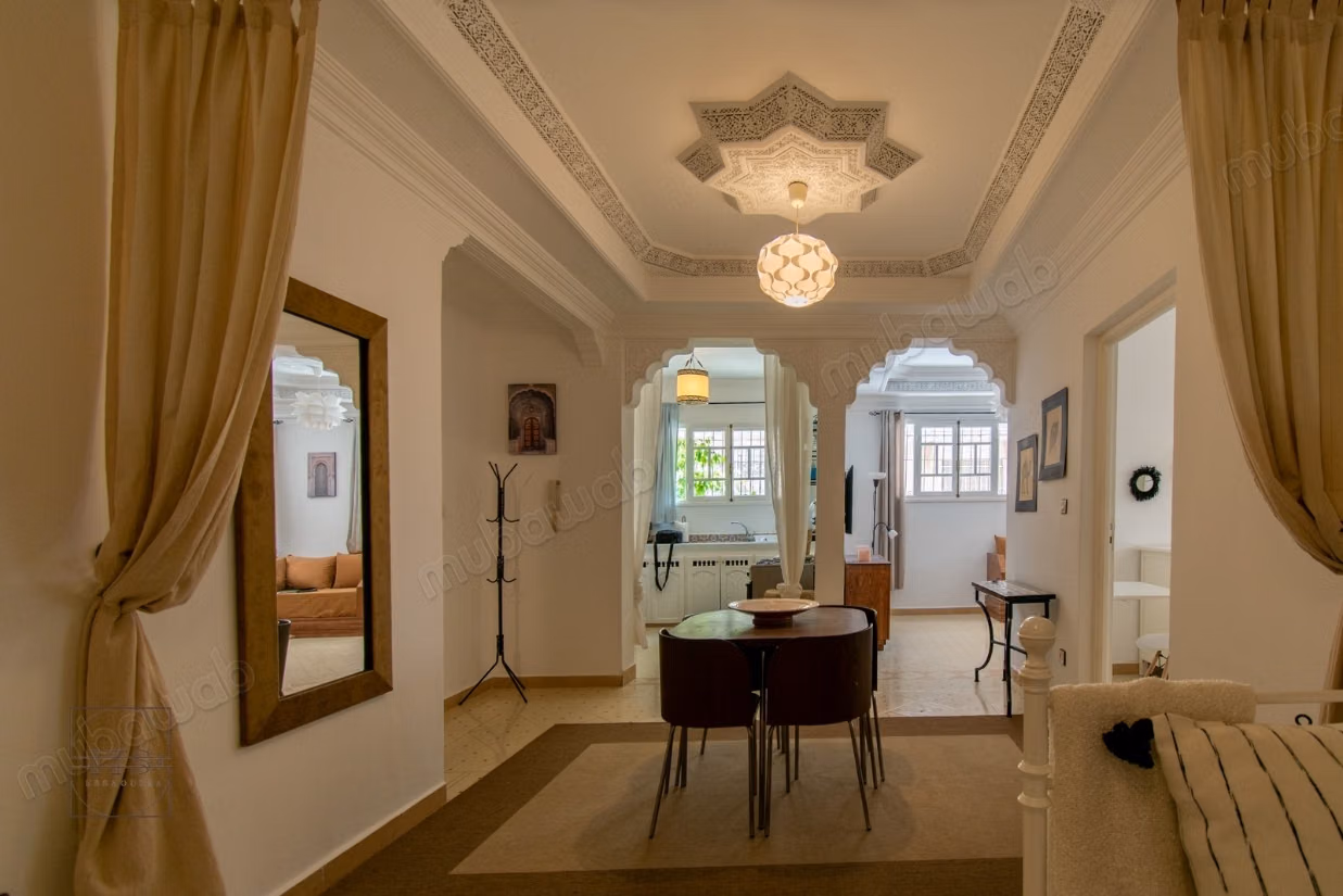 Appartement meublé et lumineux en RDC