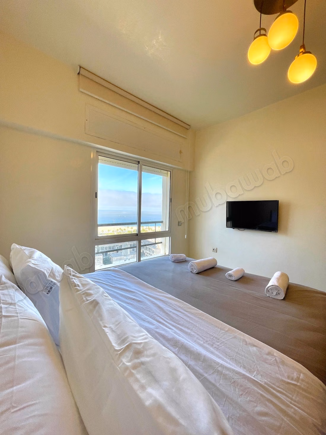 Monthly rental on the Tangier Corniche with a sea view
