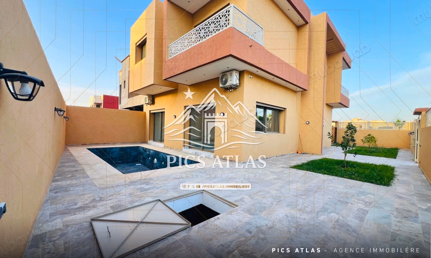 Villa vide à vendre avec piscine et jardin – Hay Targa, Marrakech