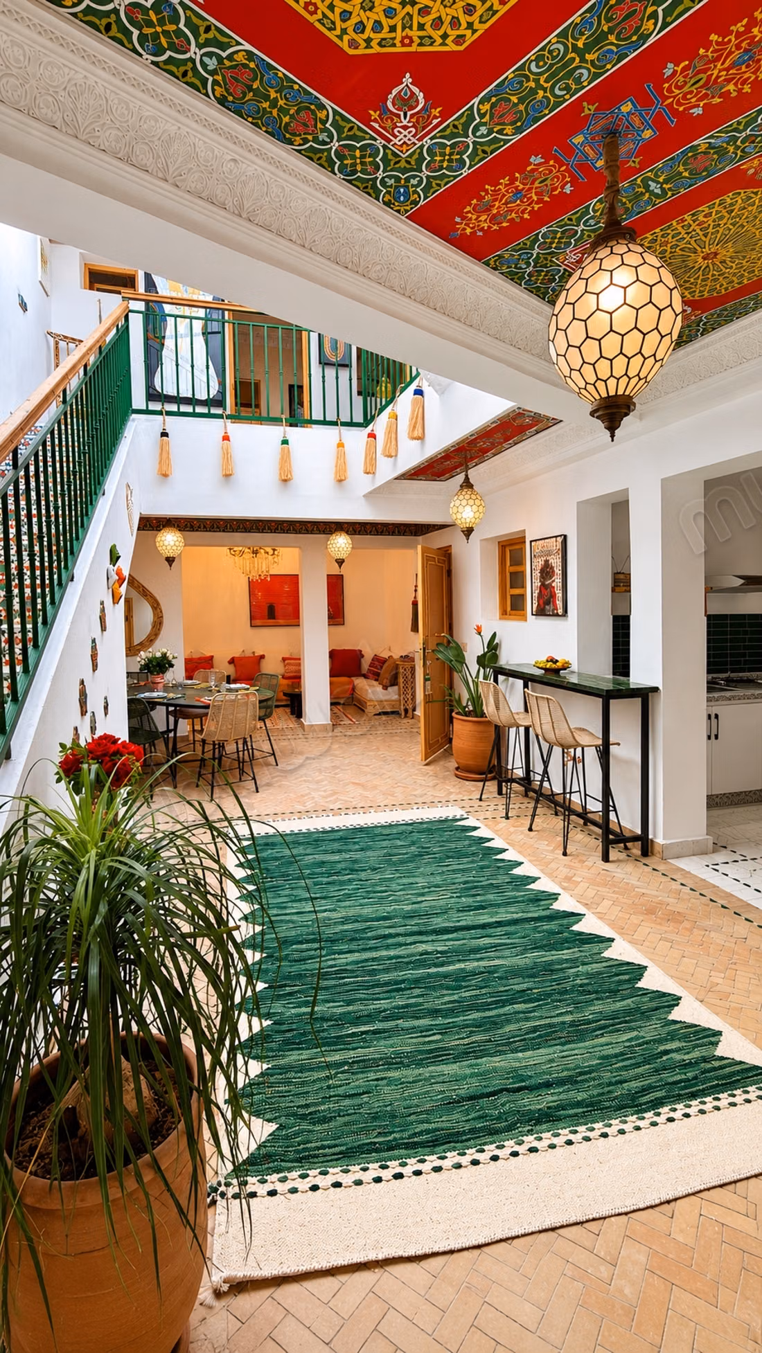 Très beau riad à vendre à Ben Saleh. Surface totale 73 m². Meublé