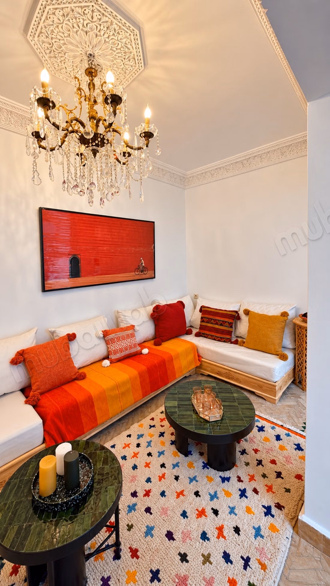 Très beau riad à vendre à Ben Saleh. Surface totale 73 m². Meublé