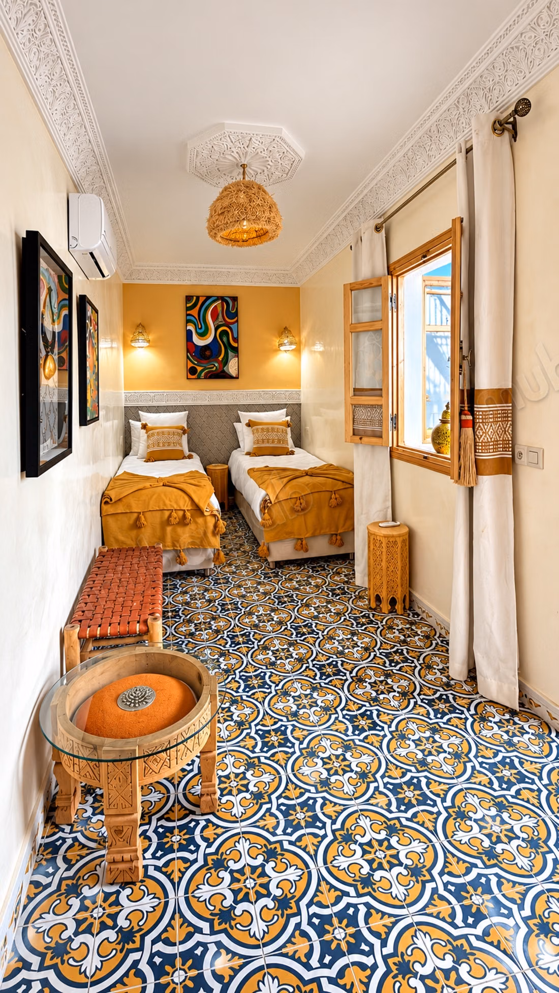 Très beau riad à vendre à Ben Saleh. Surface totale 73 m². Meublé