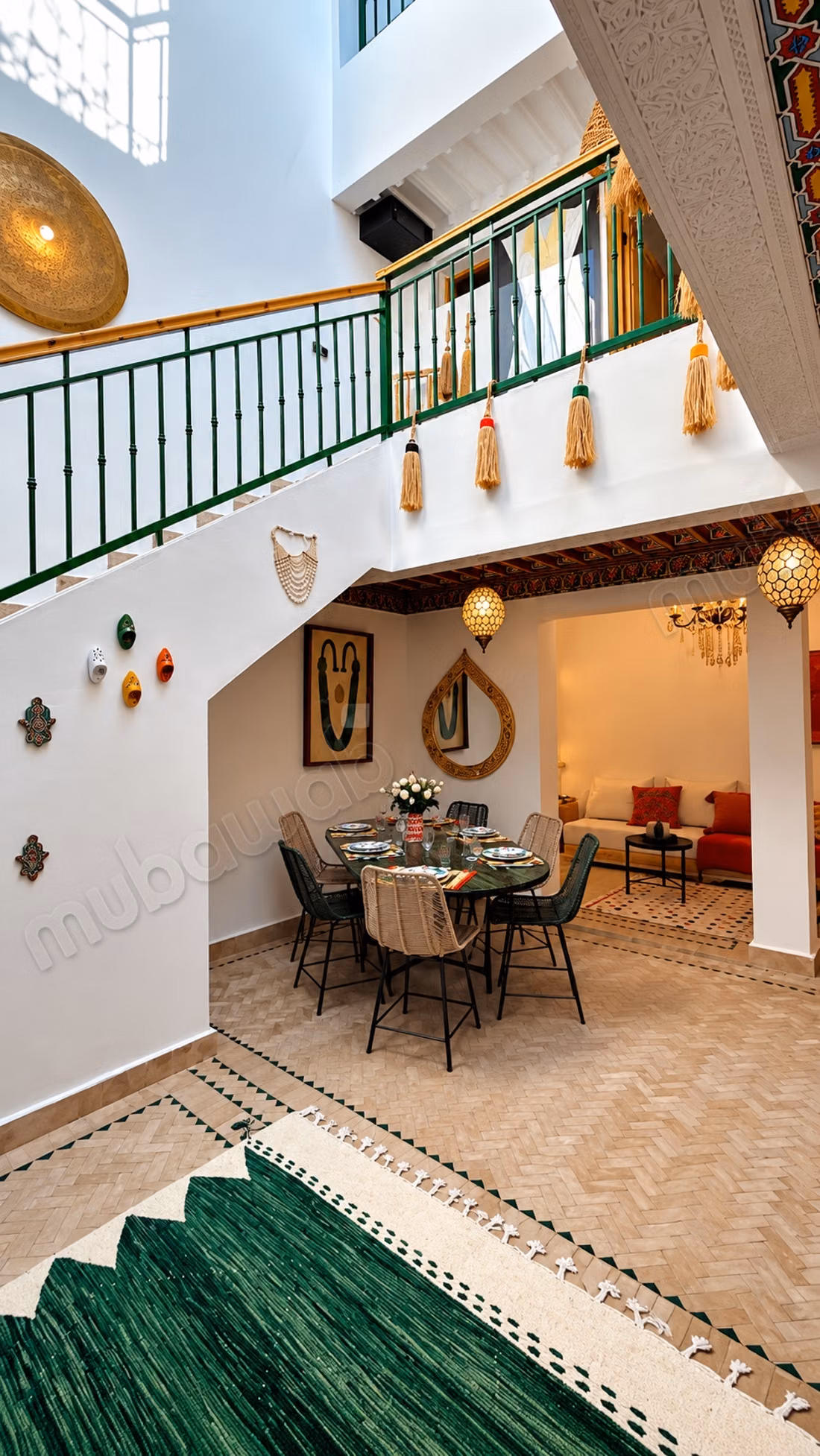 Très beau riad à vendre à Ben Saleh. Surface totale 73 m². Meublé