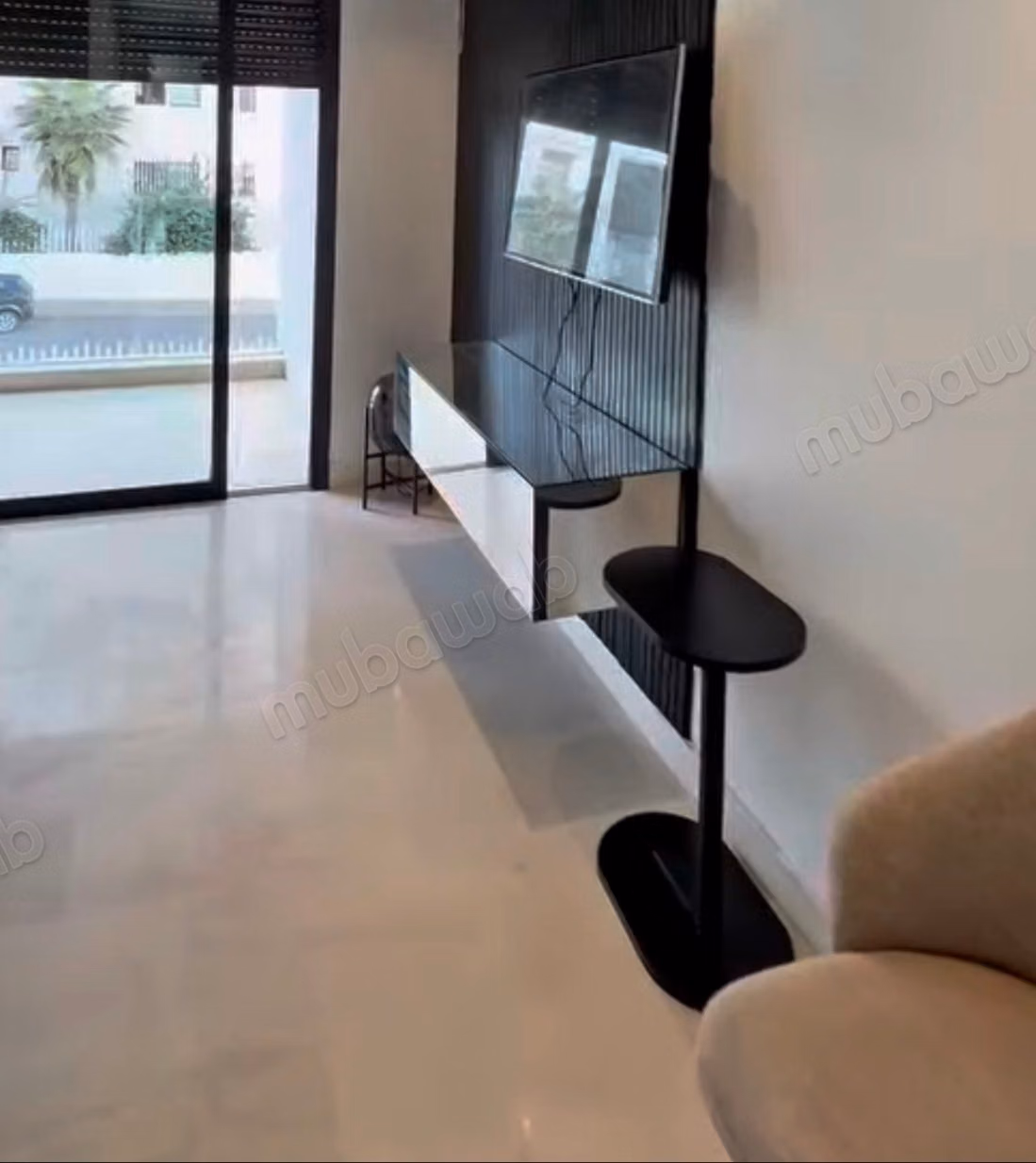 Appartement te huur in Ain Diab. Oppervlakte 167m². Met lift en terras