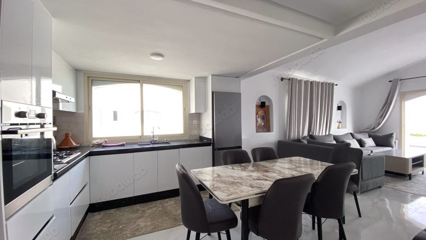 Duplex con vista mare in affitto a lungo termine a Tiguert