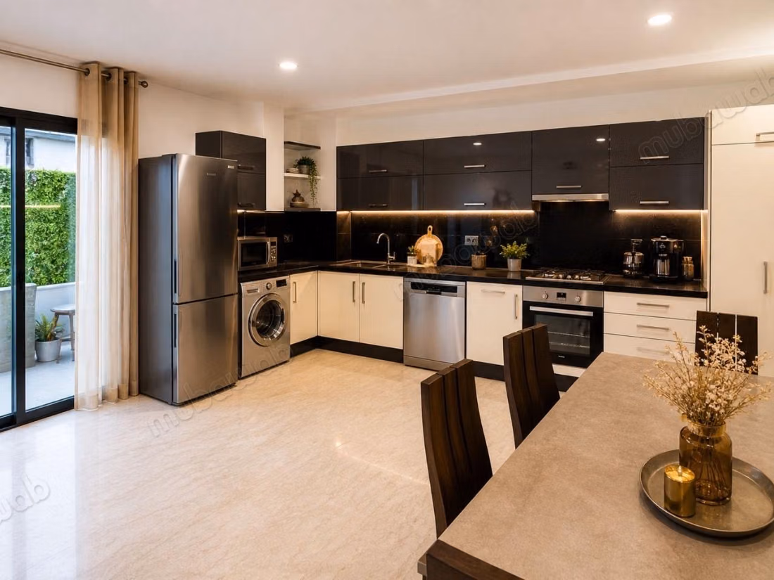 3-slaapkamer gemeubileerd appartement