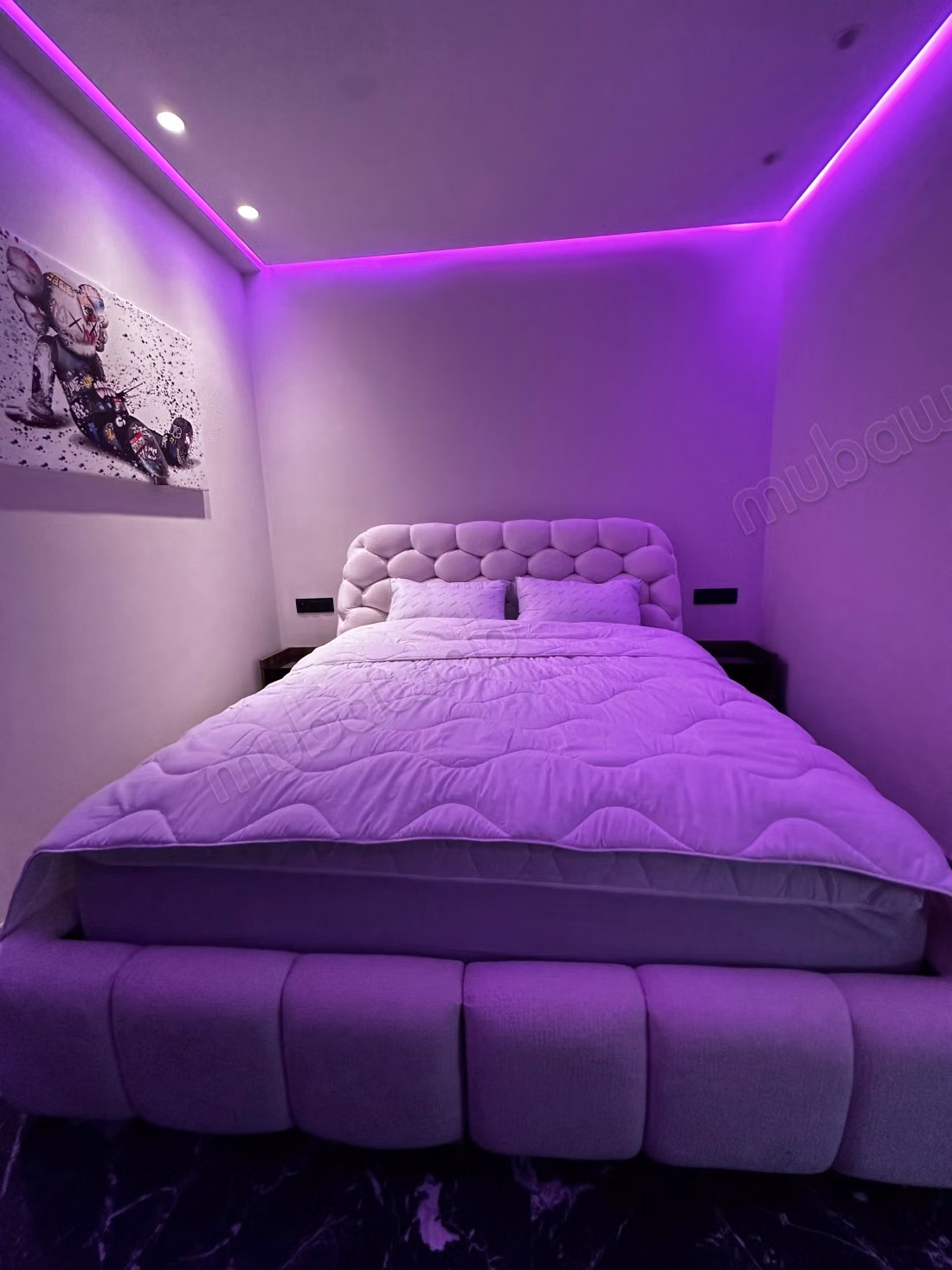Superbe appartement à louer à Al-Izdihar. Superficie totale 70 m². Meublé