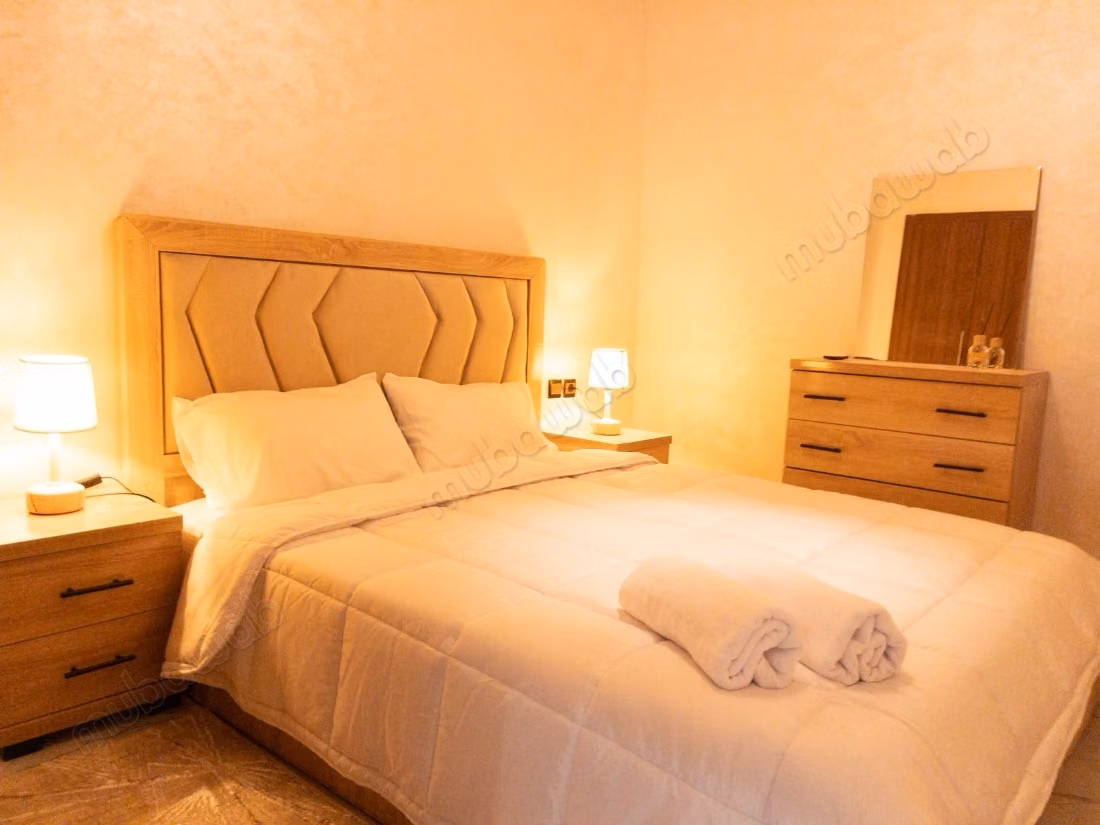 Bel appartement meublé et équipé de 3 chambres – Les Jardins de Chrifia