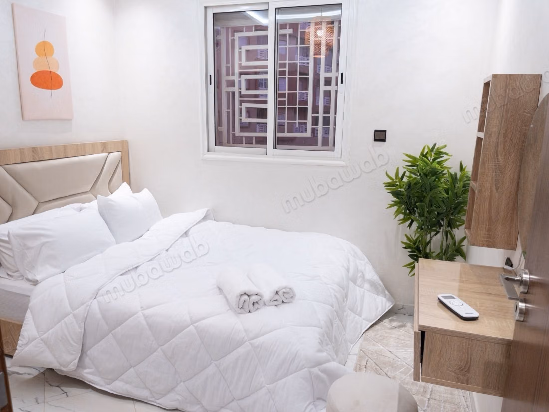 Bel appartement meublé et équipé de 3 chambres – Les Jardins de Chrifia