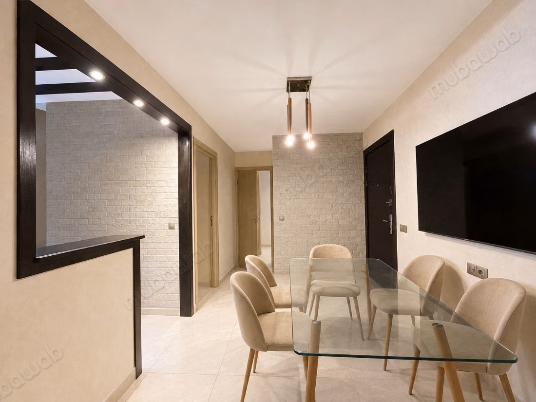 Vente d'un bel appartement à Guéliz Marrakech. 2 chambres agréables. Meublé, superficie 97 m²