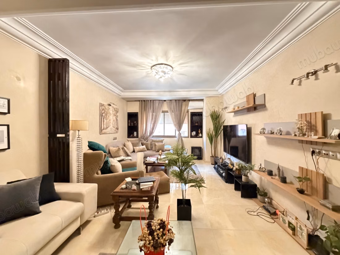 Vente d'un bel appartement à Guéliz Marrakech. 2 chambres agréables. Meublé, superficie 97 m²