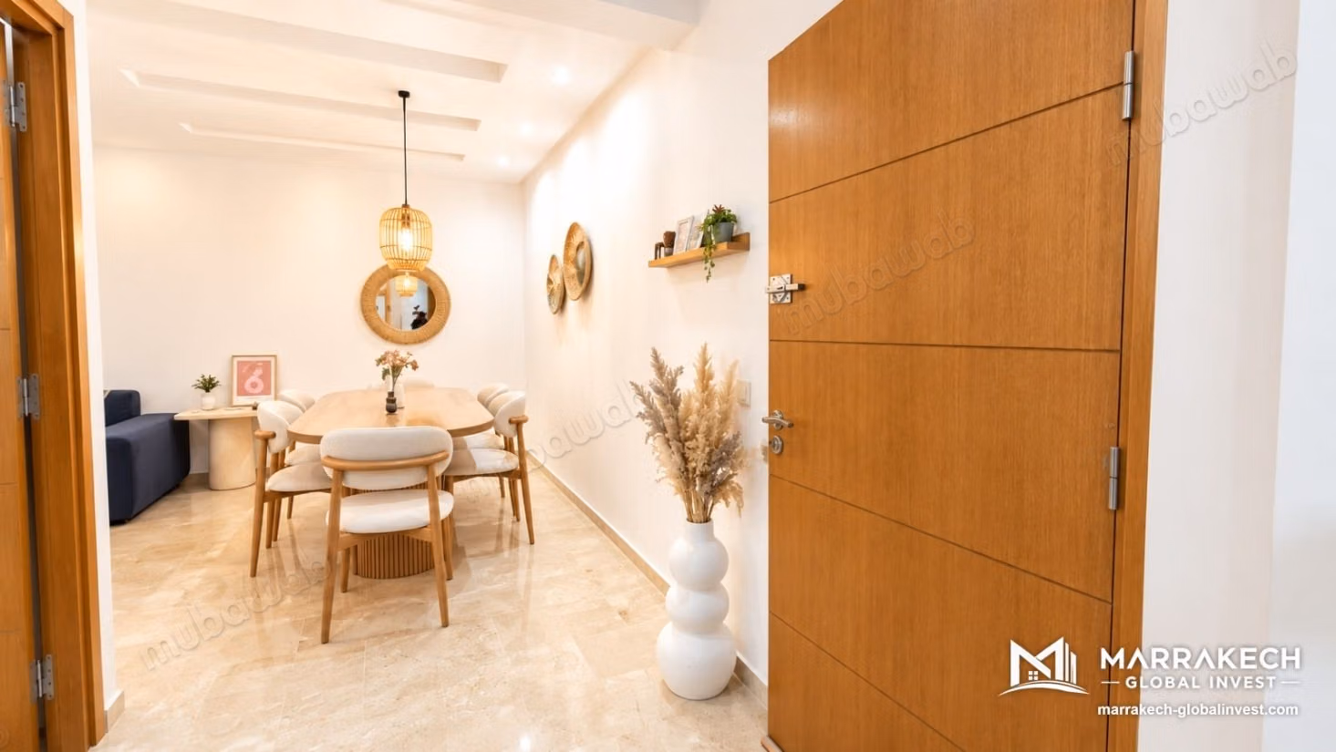 Location appartement 2 chambres non meublé vide de 71m² à l'hivernage 
Marrakech