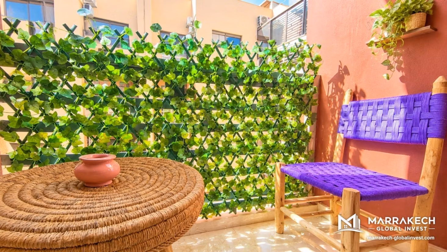 Location appartement 2 chambres non meublé vide de 71m² à l'hivernage 
Marrakech