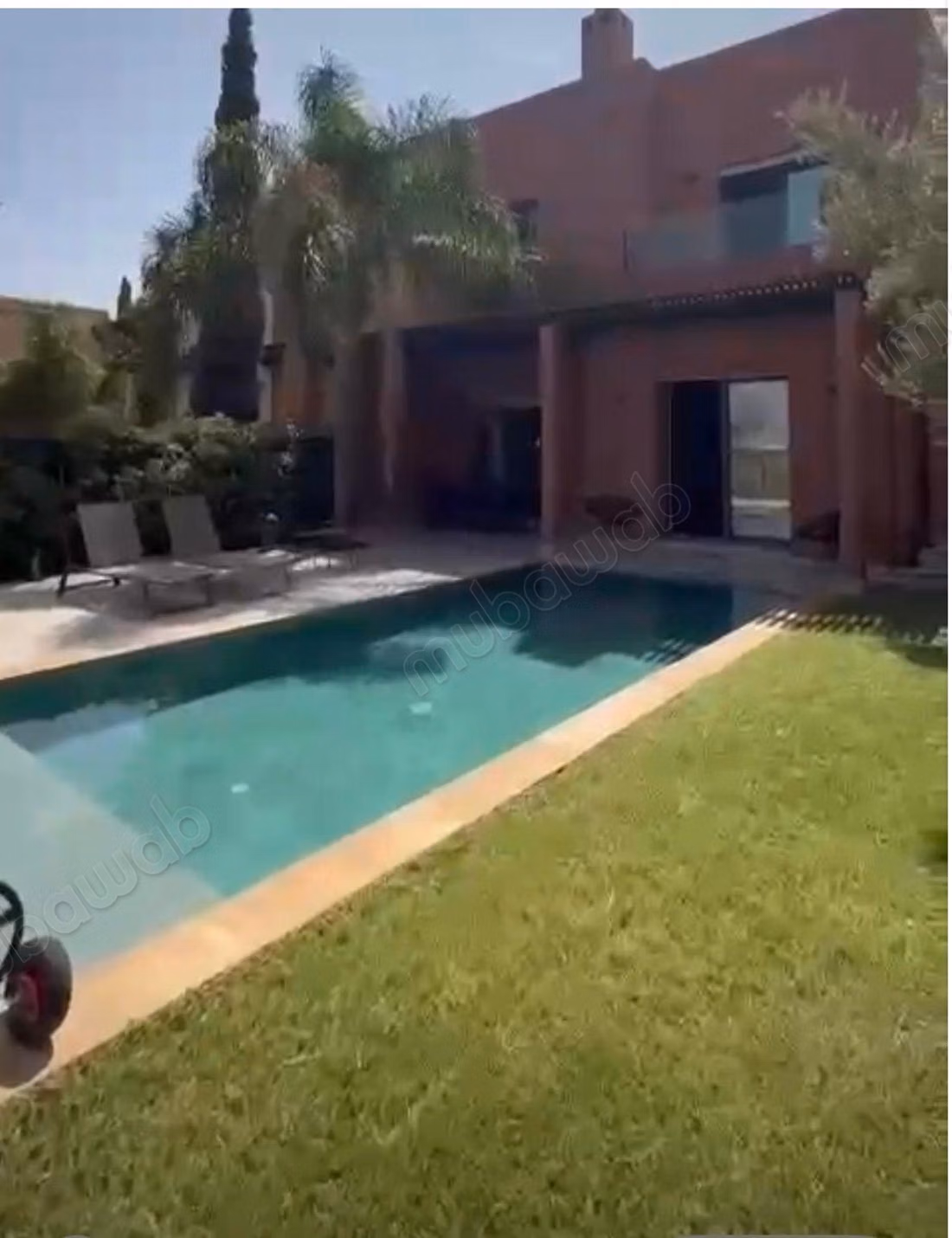 Villa meublée avec piscine – 400 m² de terrain, 236 m² habitables, 4 chambres – Route de l'Ourika km 10