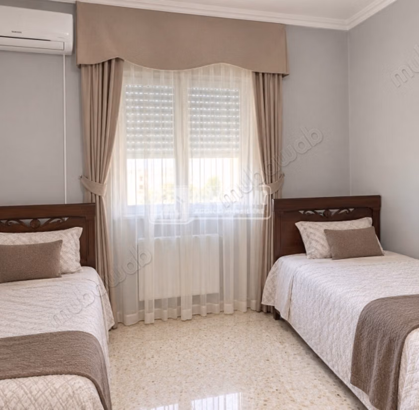 A louer un appartement S2 meublé à l'aouina