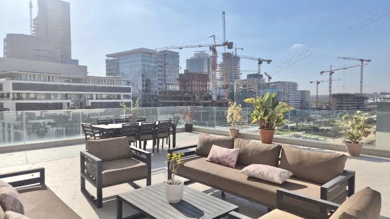 Location d'un appartement à Casablanca Finance City. 3 pièces. Ascenseur et terrasse