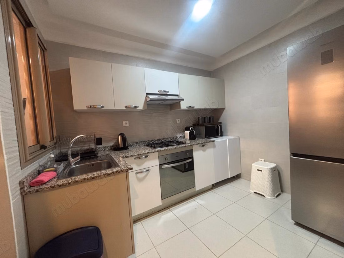 Louez cet appartement à Agdal. 3 pièces confortables. Meublé