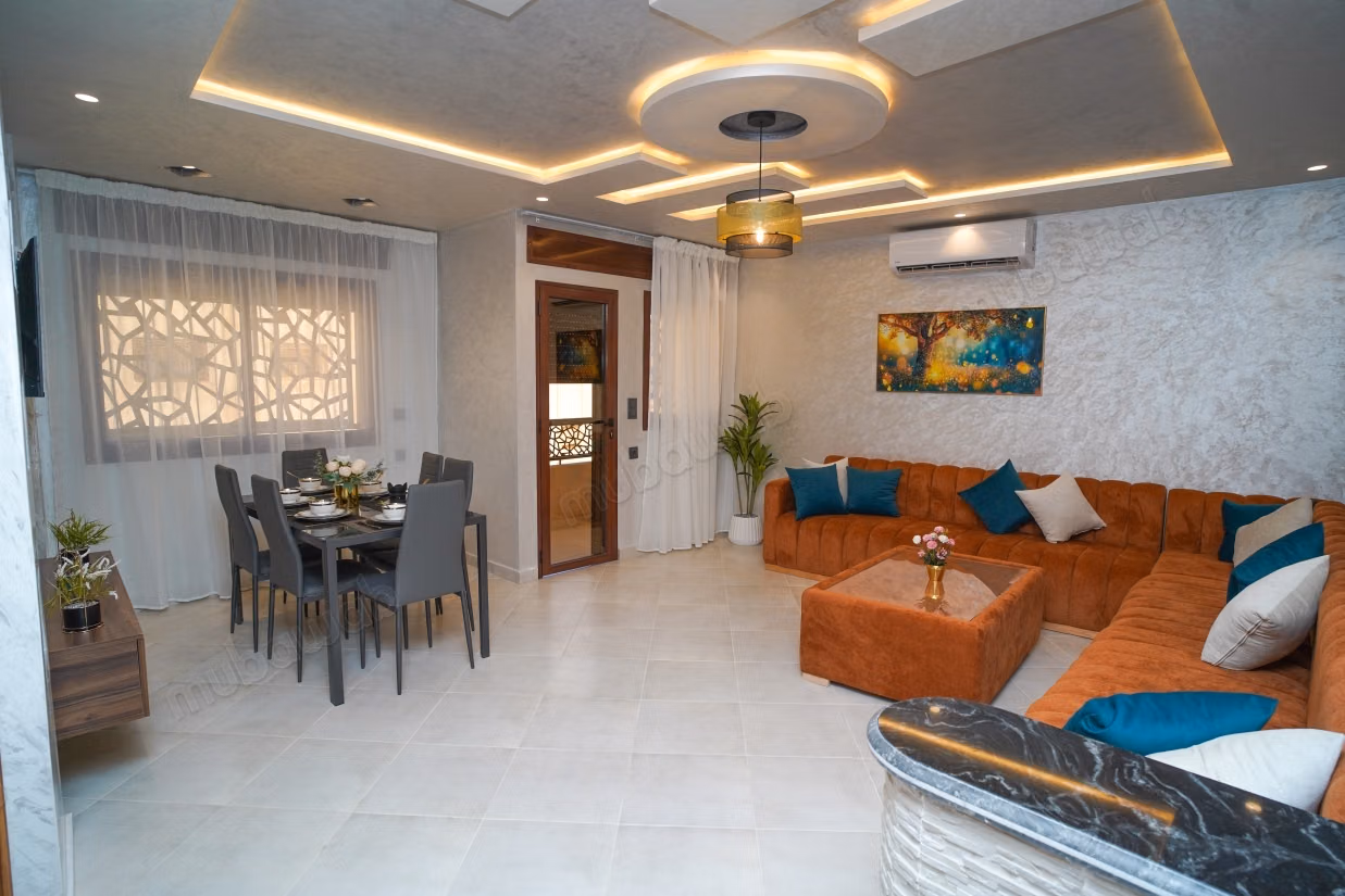 Apartamento de 3 habitaciones en alquiler – Residencia Assil Tánger