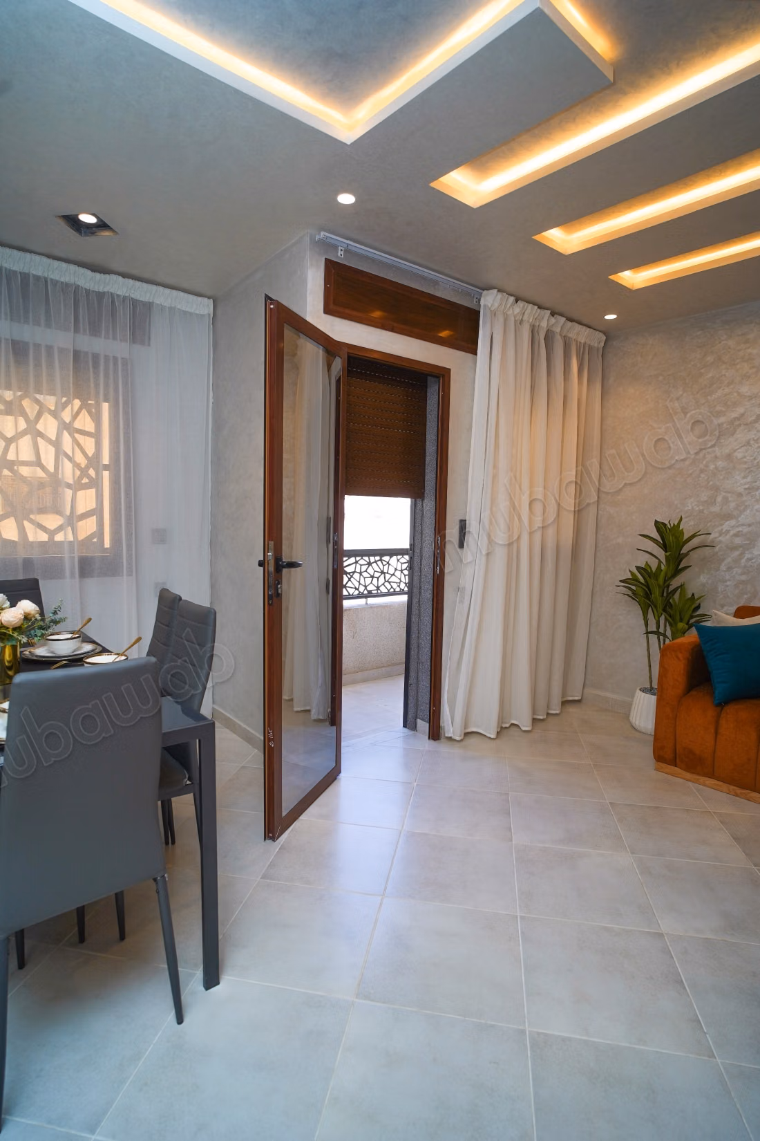 Apartamento de 3 habitaciones en alquiler – Residencia Assil Tánger