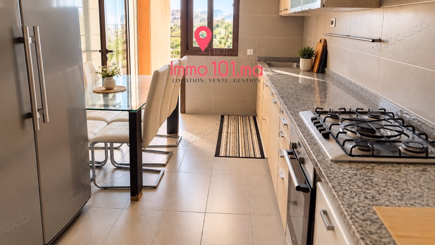 Location appartement meublé à Plage des nations